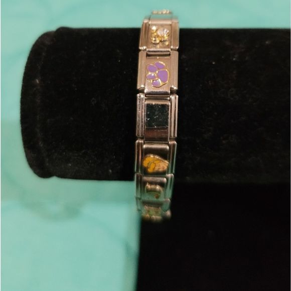 DISNEY-DISNEY-DISNEY Italian Charm Bracelet-DISNEY MARKED Charms - Picture 2 of 9